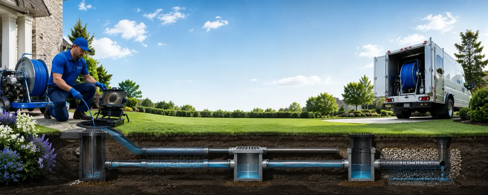Outdoor drain cleaning information for Forest Park, IL